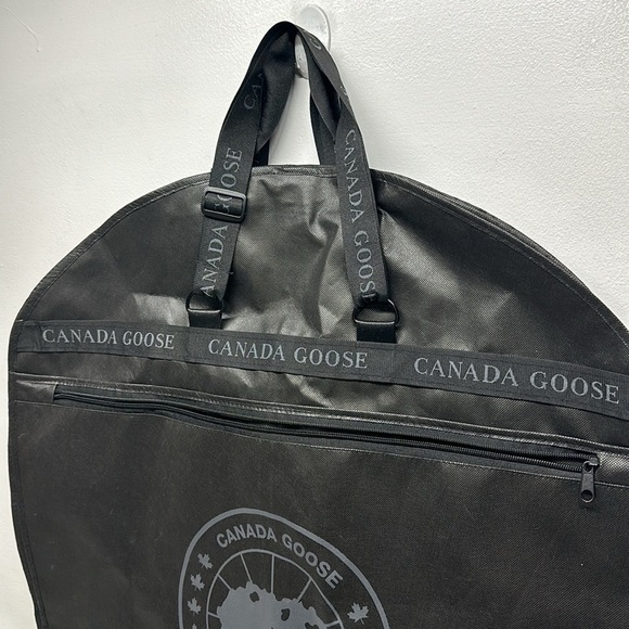 Canada Goose Dust Cover Garment Travel Storage Folding Zip Up Bag Dark Gray - Picture 2 of 5